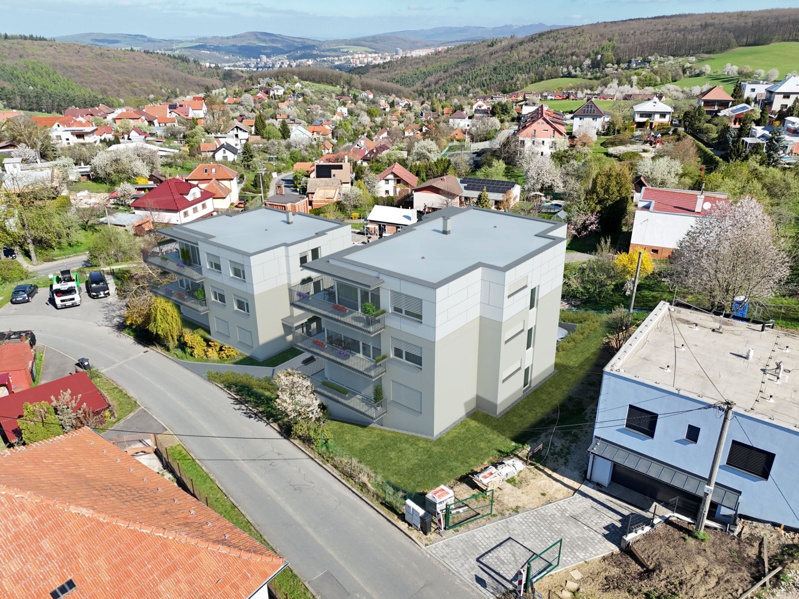 Vizualizace projektu Nad Kaplickou na Kudlove