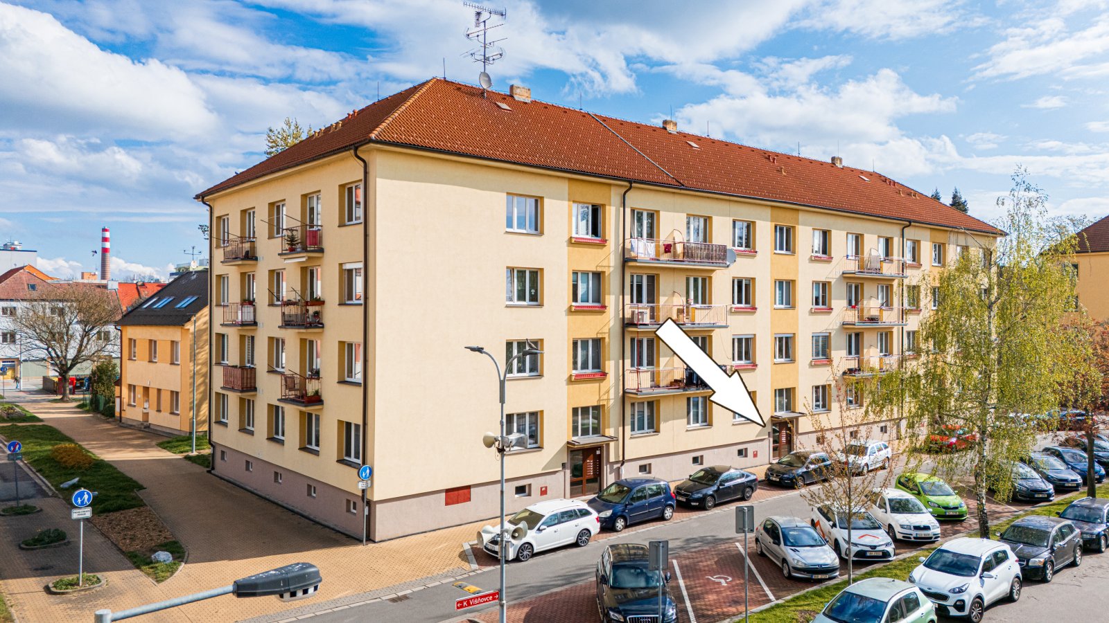 Prodej zděného bytu 3+kk, Benešovo náměstí, Pardubice - Zelené Předměstí