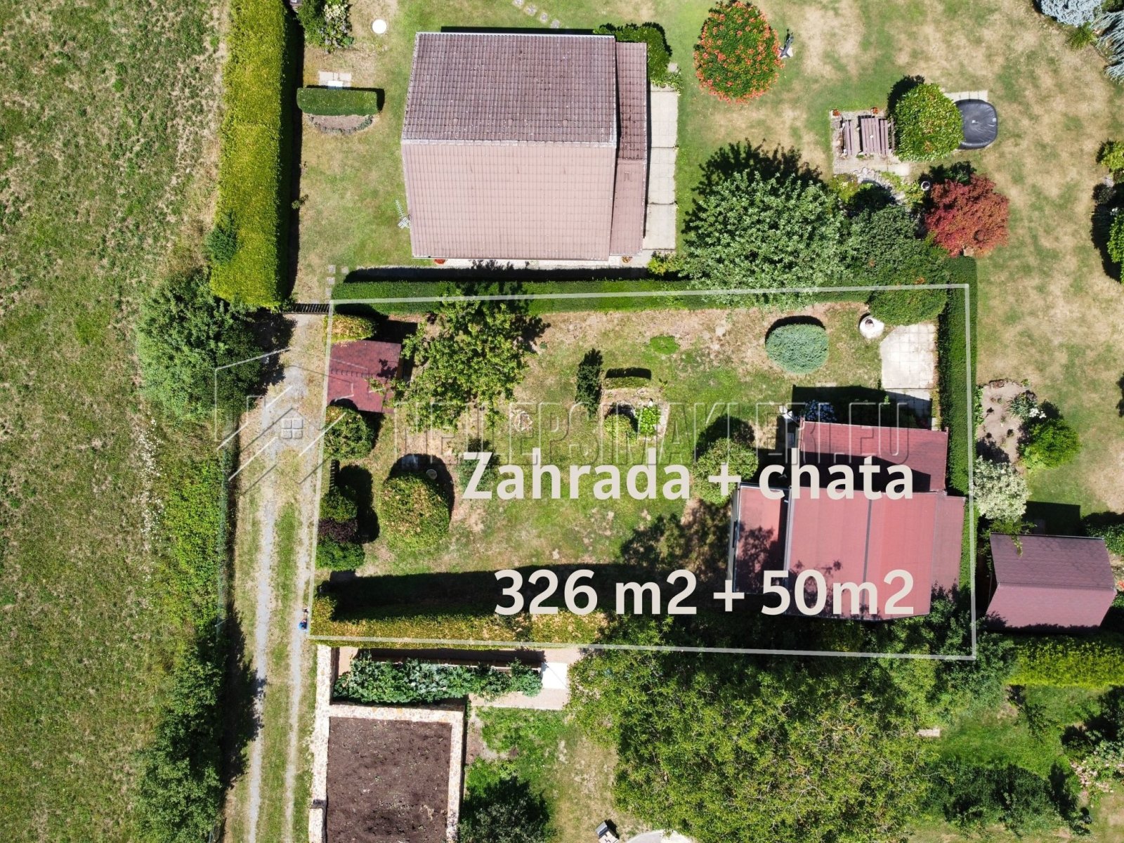 Prodej, rekreační chata, 2+1, 55 m², pozemek 376 m², ul. Na Lesích, Vráž u Berouna