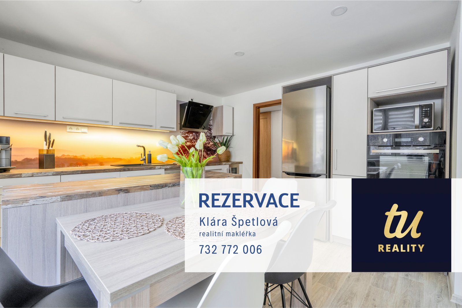 Rezervace: Zděný byt 2+1, částečně vybavený + zahrada, plechová garáž, Trutnov, Voletiny