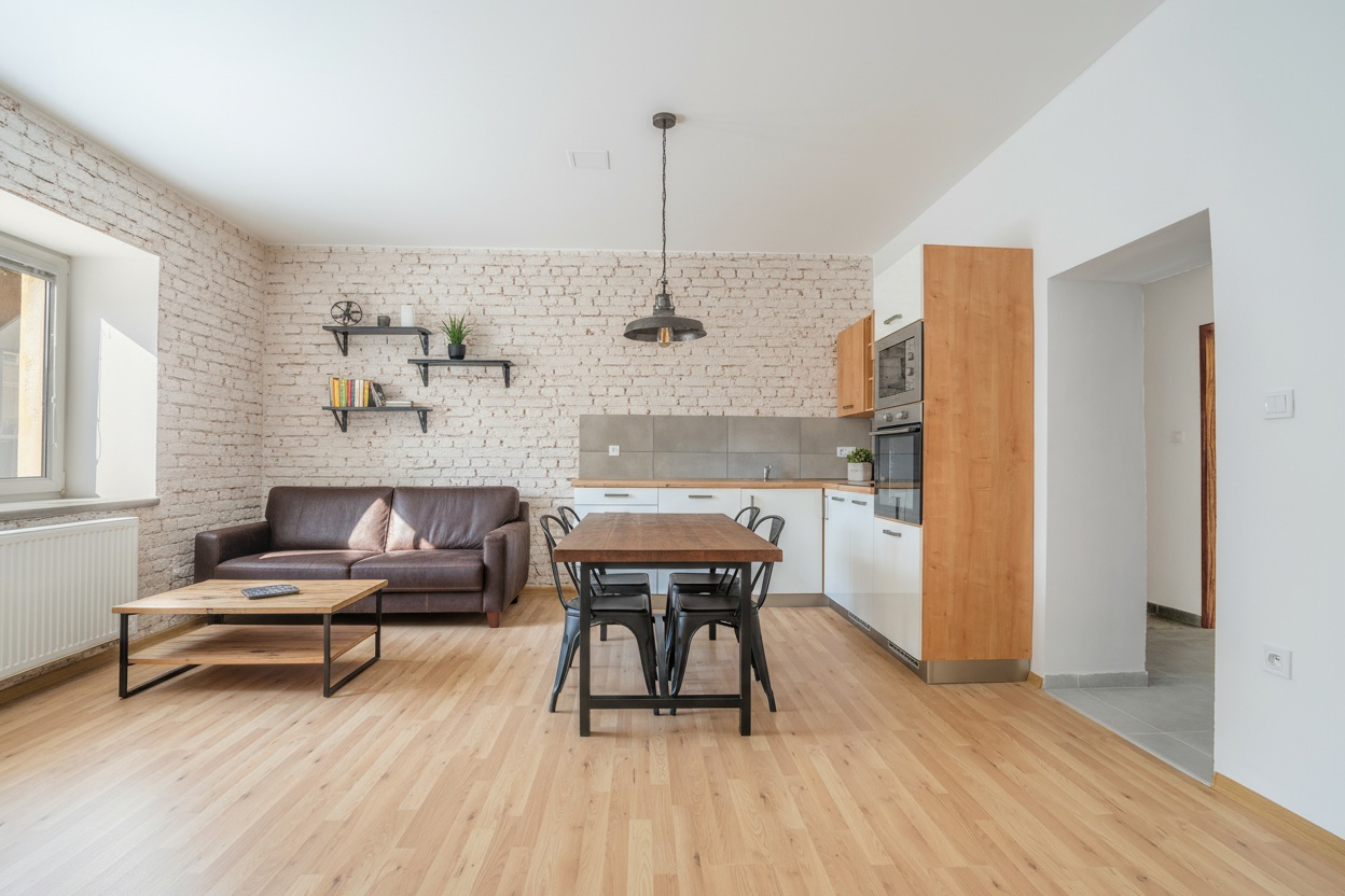 Zděný byt 2+kk po kompletní rekonstrukci, osobní vlastnictví, Úpice, okres Trutnov