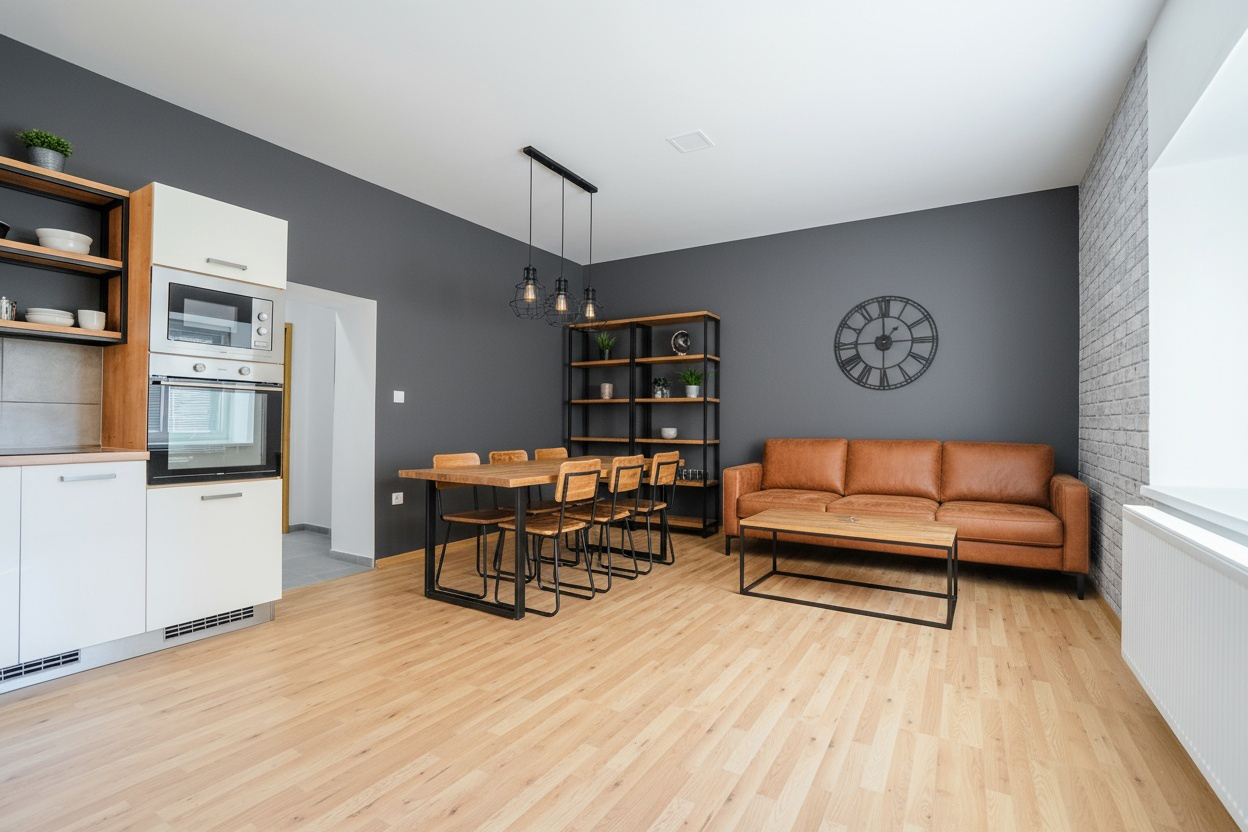 Zděný byt 2+kk po kompletní rekonstrukci, osobní vlastnictví, Úpice, okres Trutnov