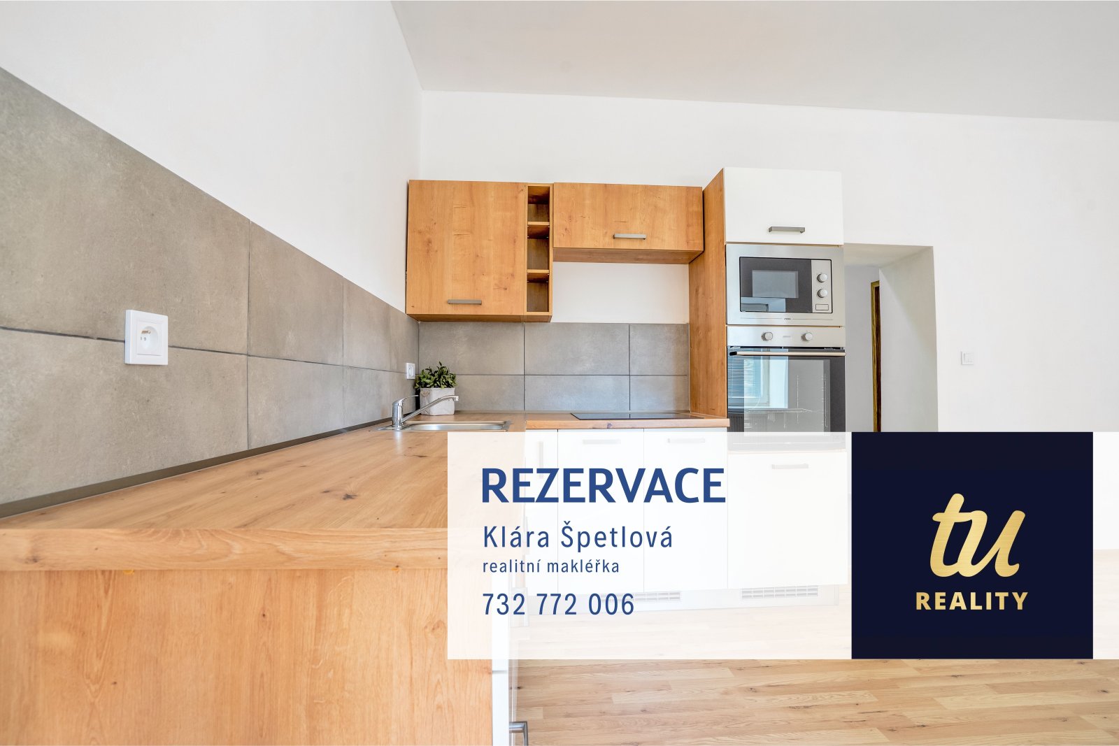 Rezervace: Zděný byt 2+kk po kompletní rekonstrukci, osobní vlastnictví, Úpice, okres Trutnov