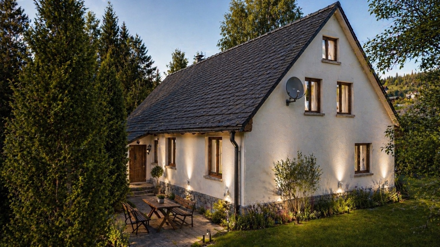 Stavební pozemek s chalupou, oplocený pozemek, garáž - Markoušovice - Trutnov