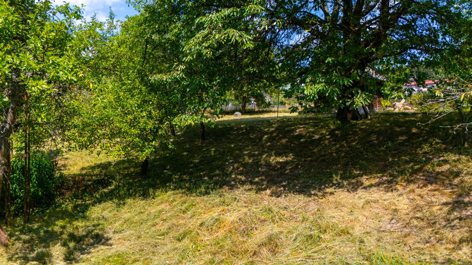 Stavební pozemek s chalupou, oplocený pozemek, garáž - Markoušovice - Trutnov