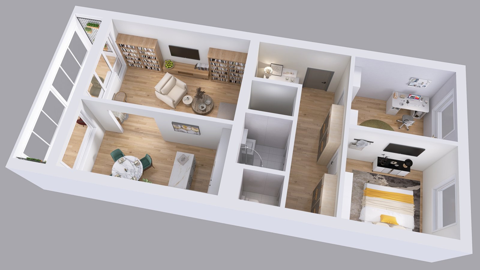 Byt 3+1 s vlastní lodžií, Praha 8 - Kobylisy, ul. Mirovická