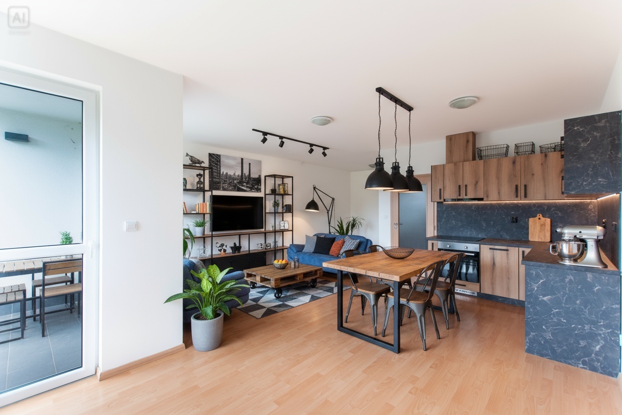 Byt 1+kk s vlastní zahradou, OV,  Vrchlabí centrum