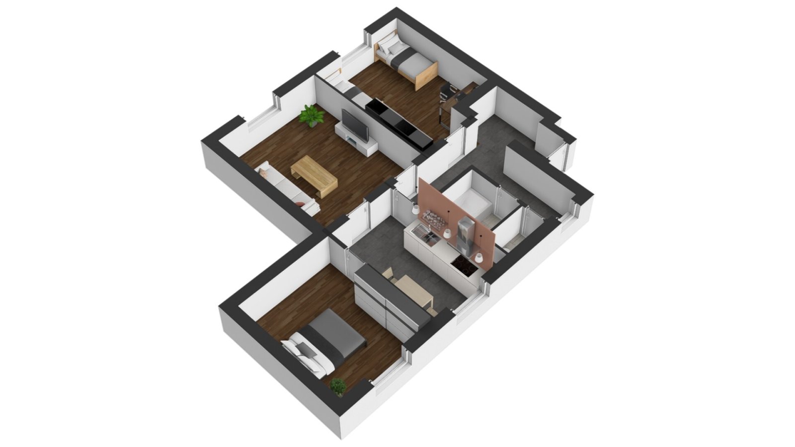 Slunný byt 3+1 - Žacléř - centrum - ulice  Na Pilíři