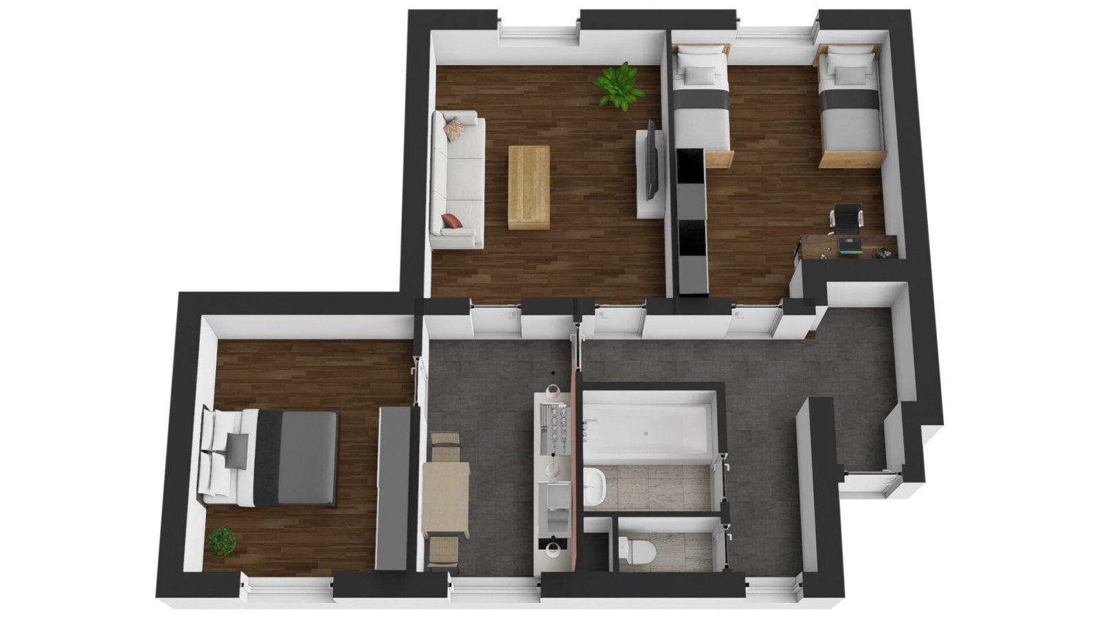 Slunný byt 3+1 - Žacléř - centrum - ulice  Na Pilíři