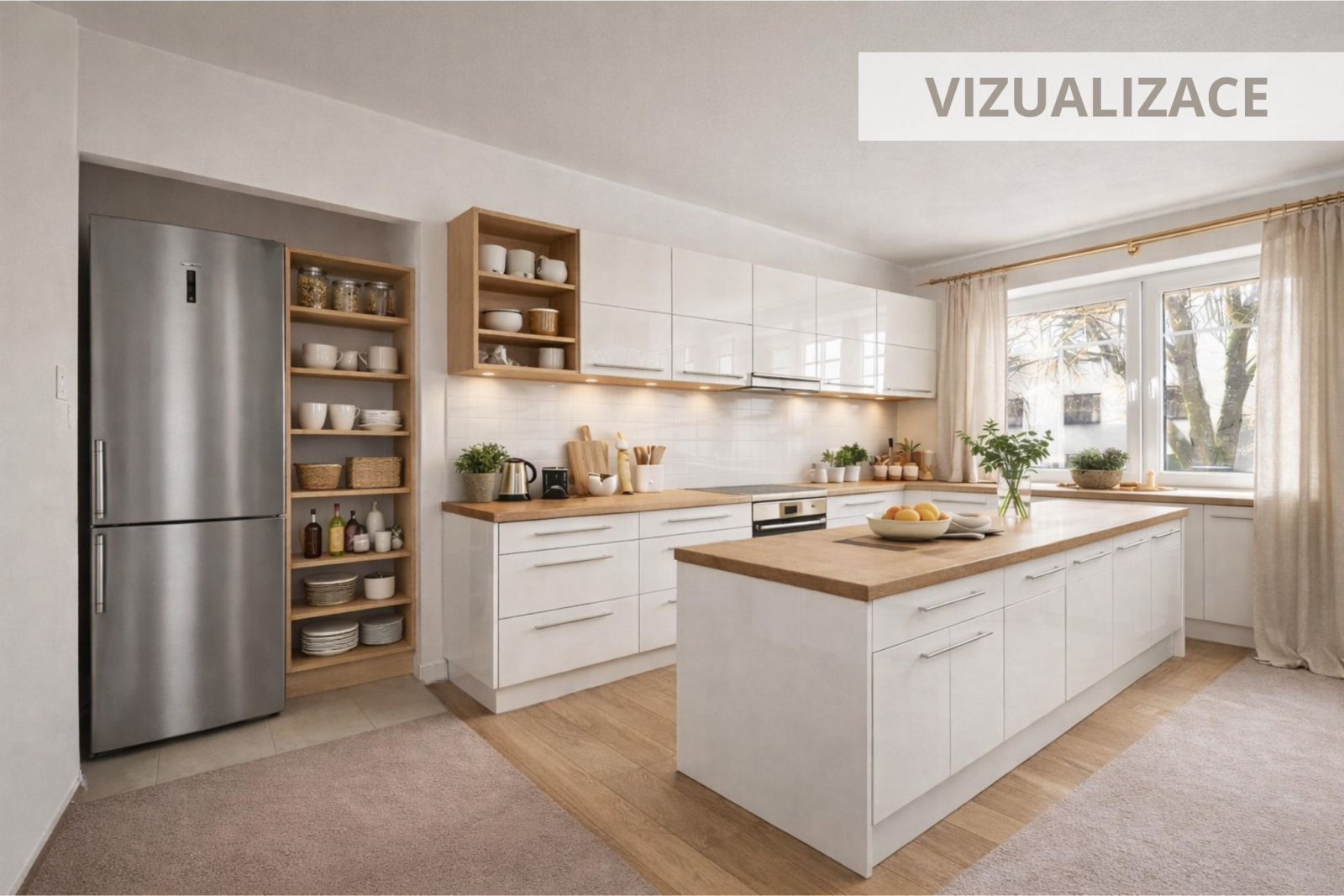 Rezervace: Zděný byt 3+1 (117m2), OV, vilová zástavba, se zahradou, Trutnov - ul. Janáčkova