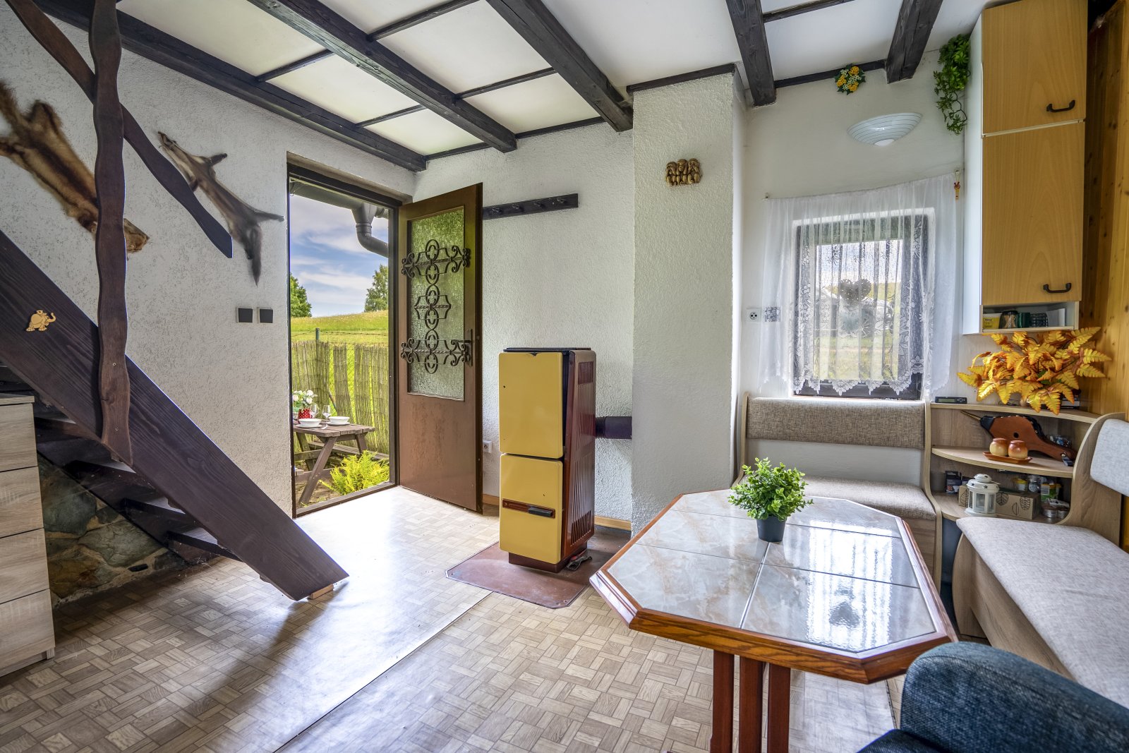 Rezervace: Zděná chata na vlastním pozemku - balkon, terasa, koupelna - Trutnov, Starý Rokytník