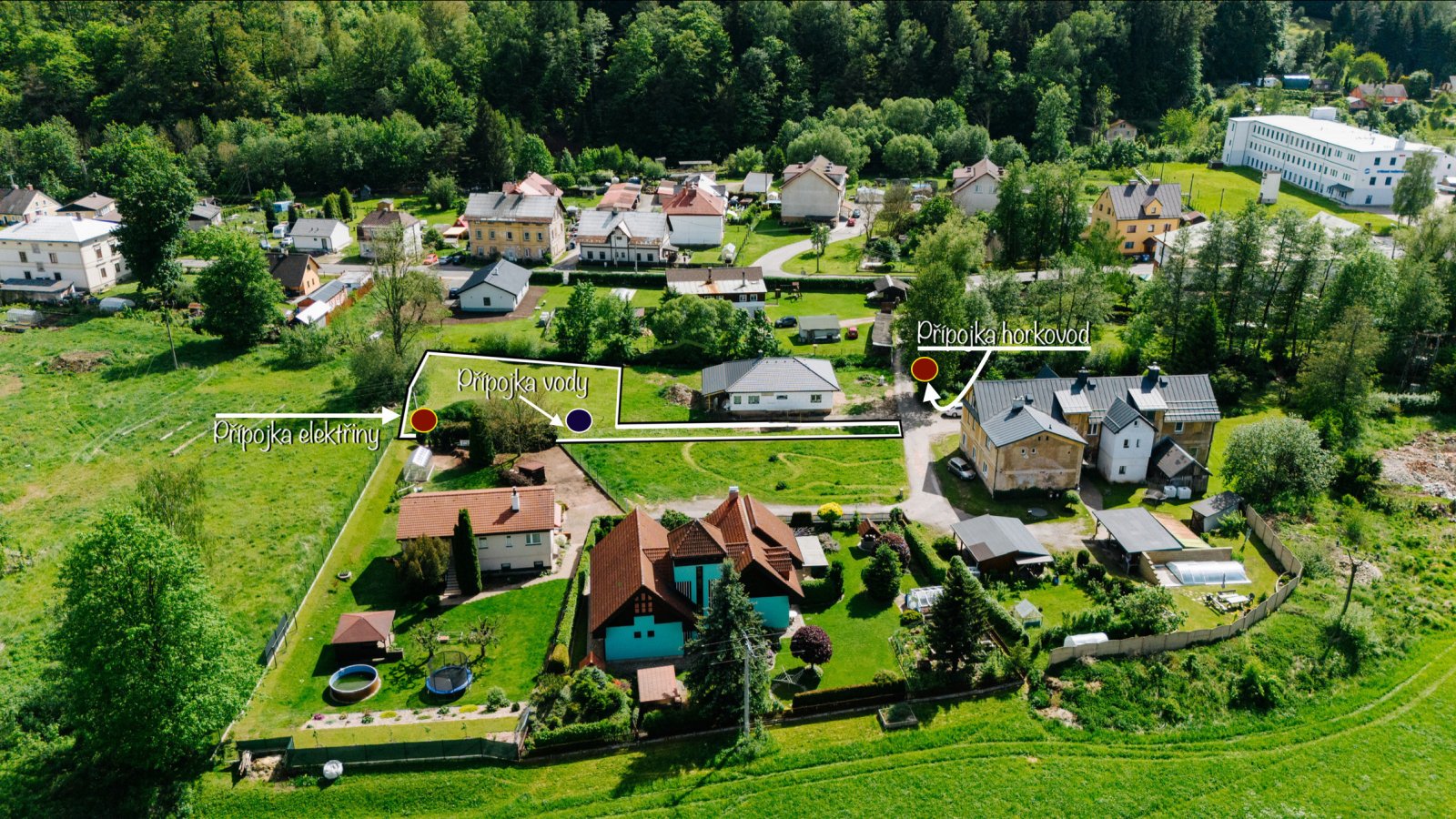 Prodej stavebního pozemku - Mladé Buky - Trutnov