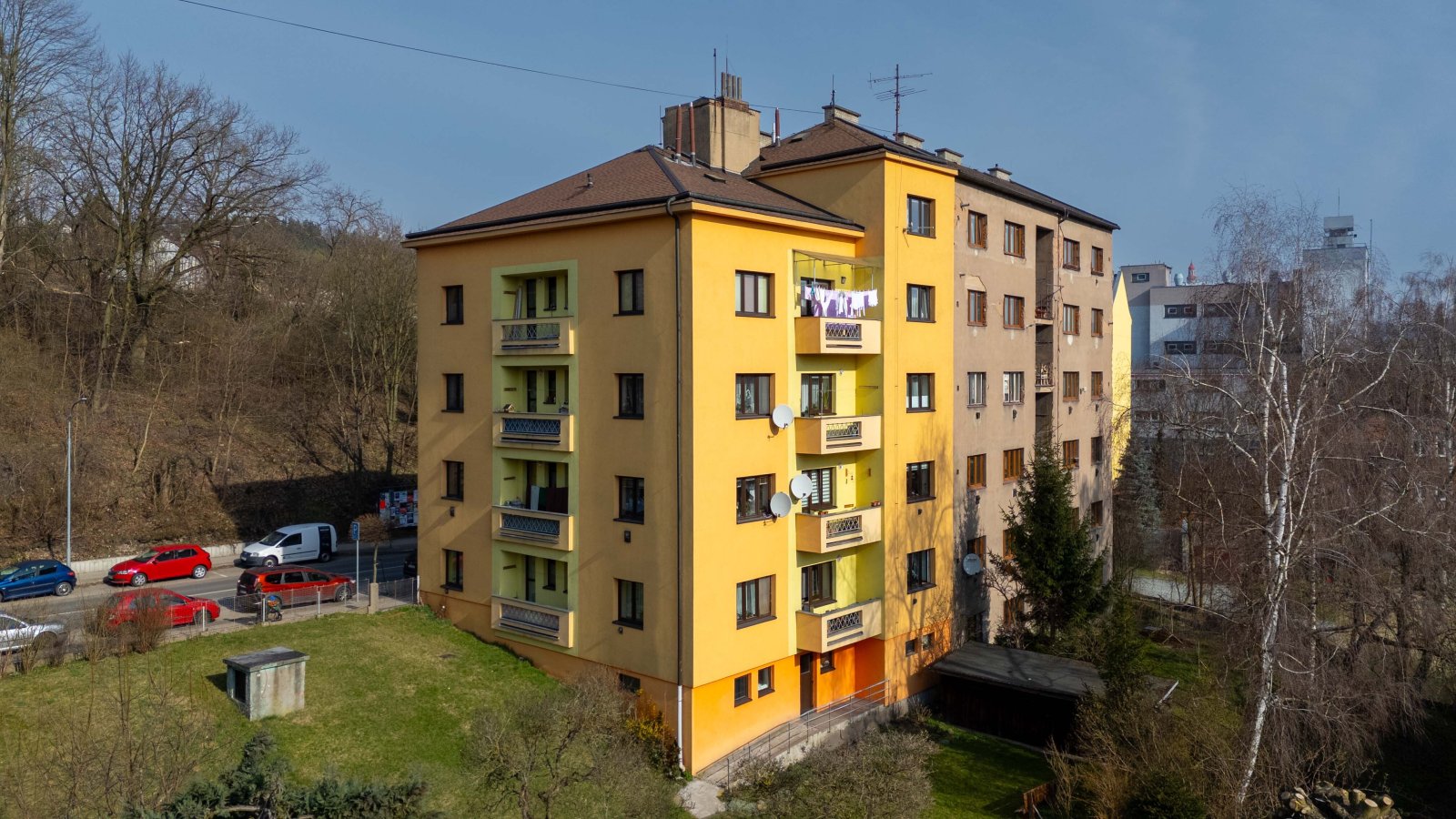 Prodej bytu 2+1, 72 m², lodžie, bezbariérový přístup, Náchod – Komenského