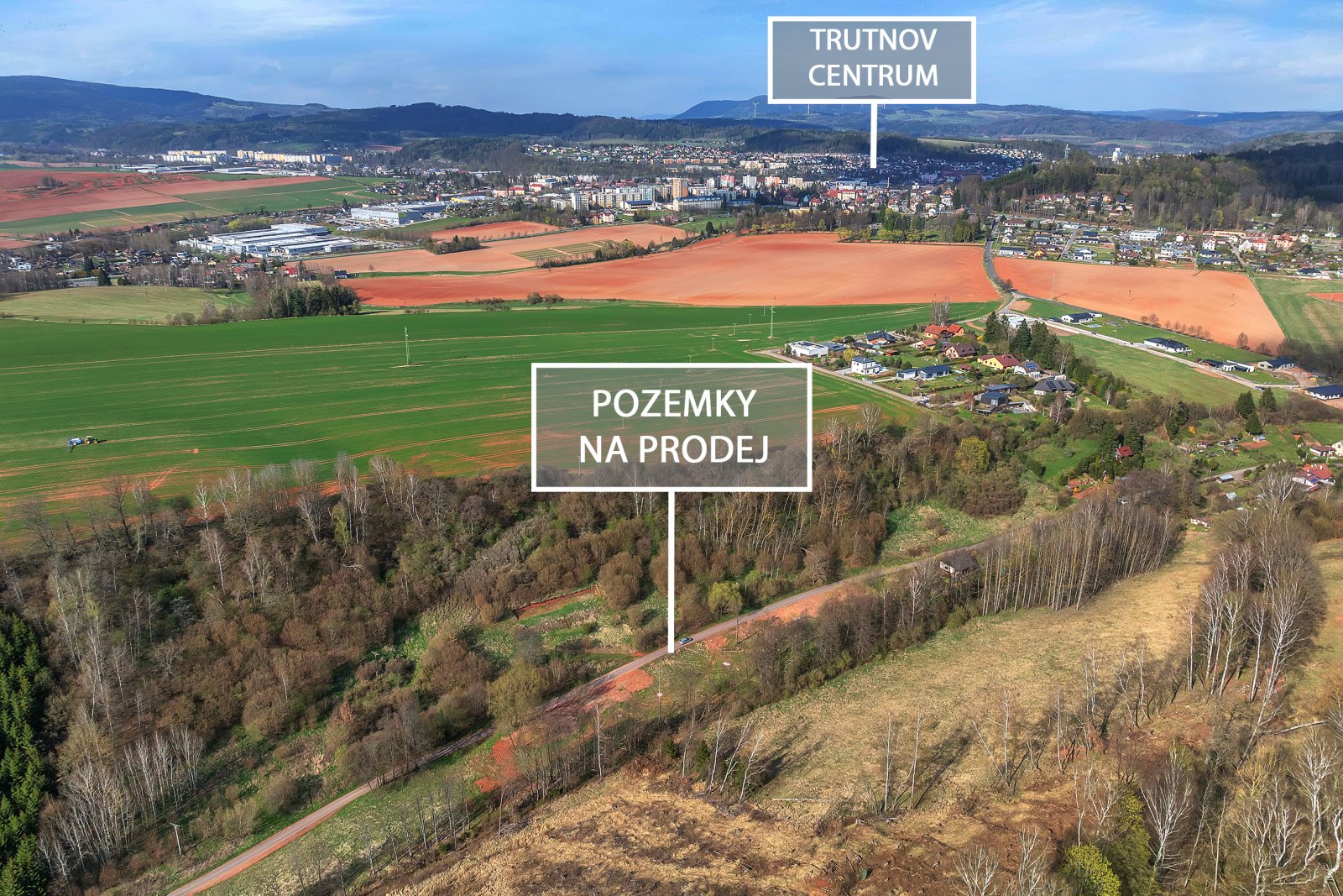 Pozemkové parcely k rekreaci - zahrádky, Trutnov - Dolce, ul. Dolnická, Krkonoše