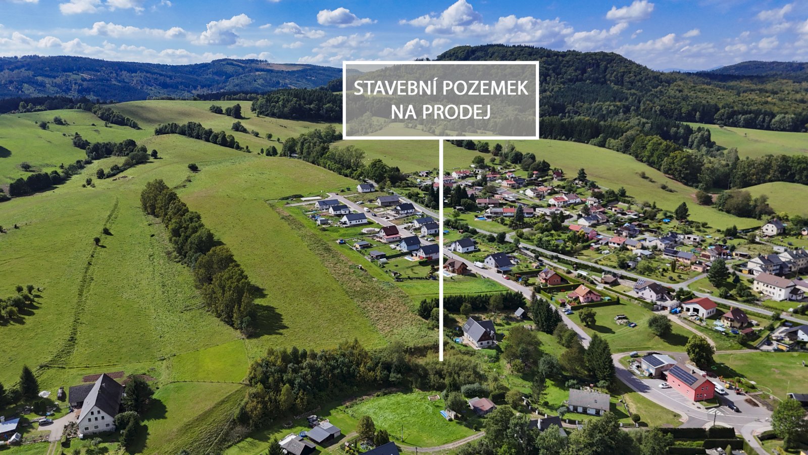 Pozemek k výstavbě rodinného domu - BV, Jívka, Horní Vernéřovice, CHKO Broumovsko