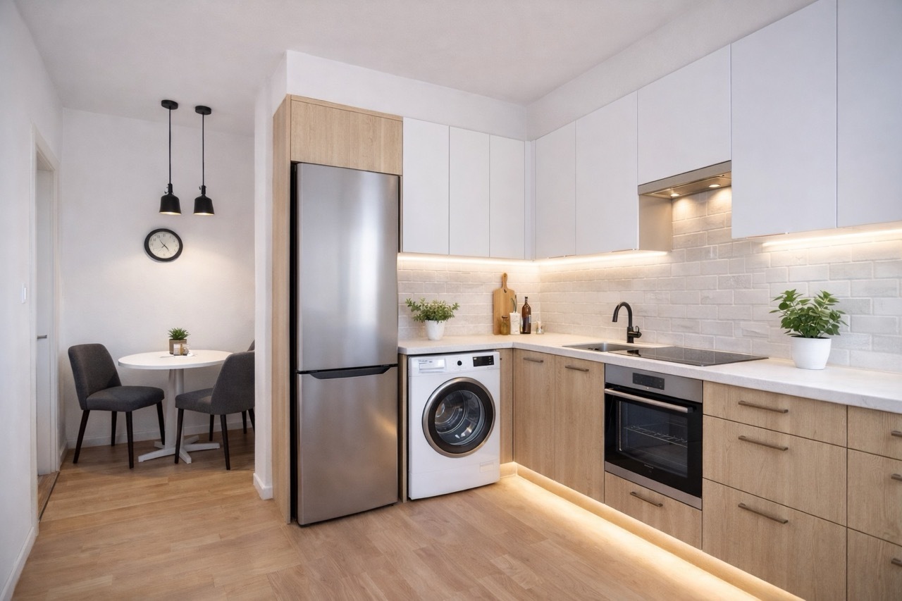 Prodej bytu 2+1 s balkonem, 56 m² + 2 sklepy – Trutnov, ul. Železničářská