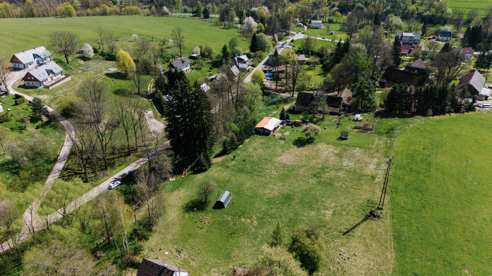 Obdélníkový pozemek k výstavbě, Javorník - Krkonoše