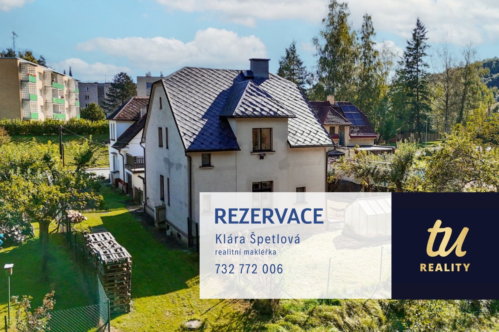 Rezervace: Rodinný dům 3+1 s balkonem a zahradou, Úpice, ul. Na Veselce