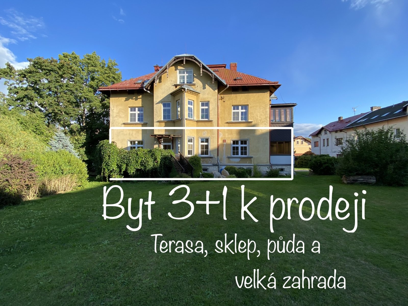 Prodej bytu 3+1, 149,7 m2, Trutnov, Horní Předměstí - ulice V Domcích
