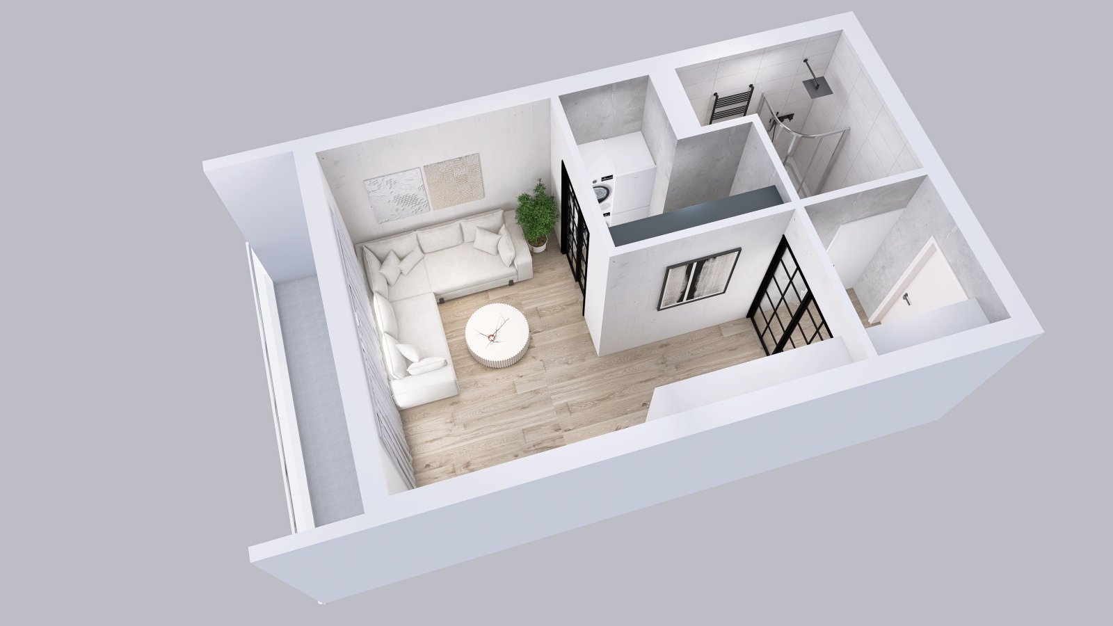 Byt 1+kk s lodžií, osobní vlastnictví, Jilemnice - J. Havlíčka, Spořilov