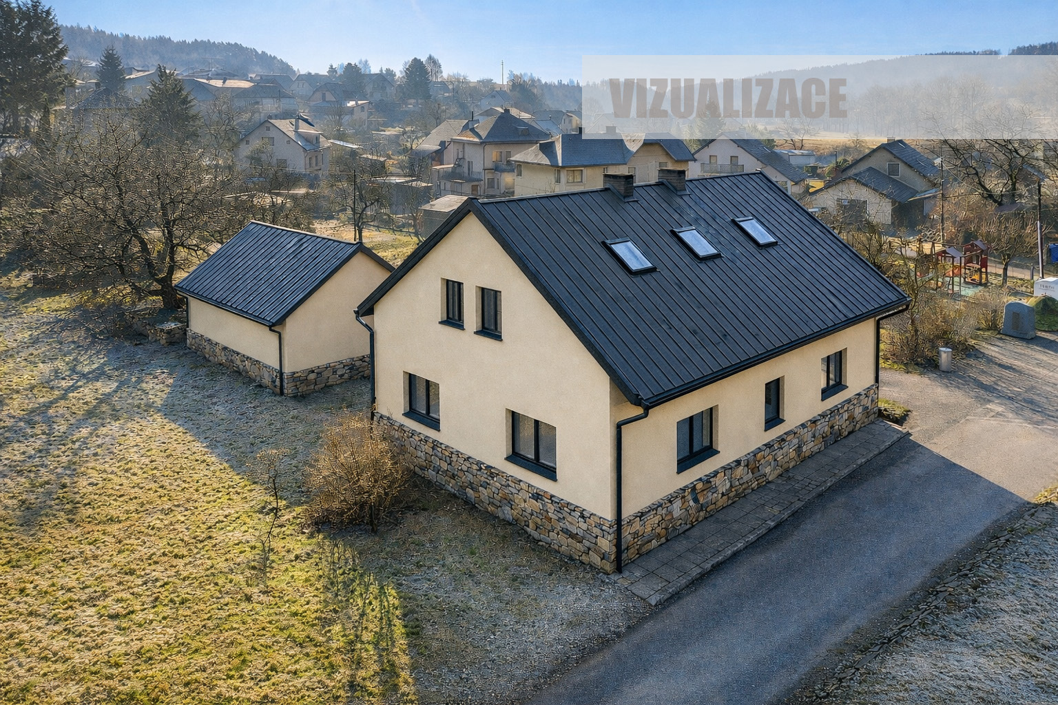 Rezervace: Rodinný dům se zahradou, dvougaráž, Havlovice, okres Trutnov