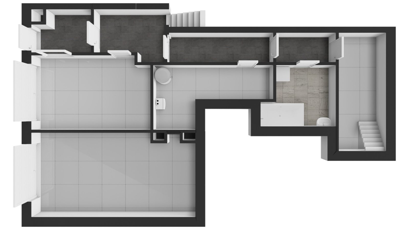 Prodej krajového řadového domu, 2x garáž, zahrada, Úpice – Rtyňka, okres Trutnov