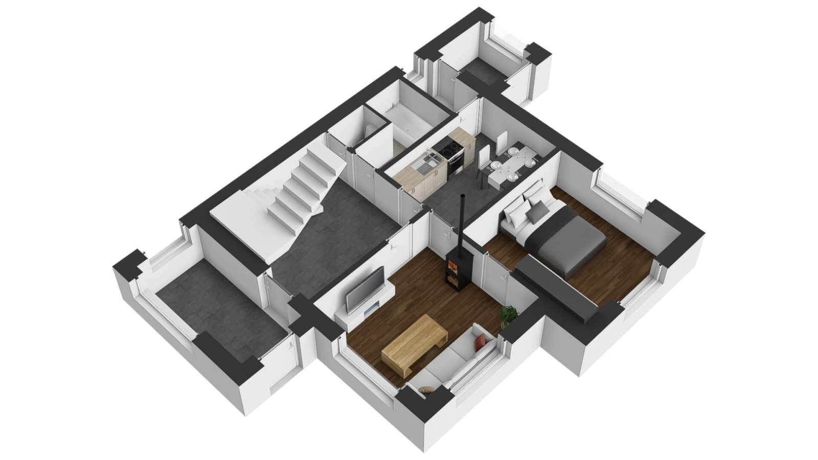 Rodinný dům se zahradou a garáží, Červený Kostelec – Bohdašín