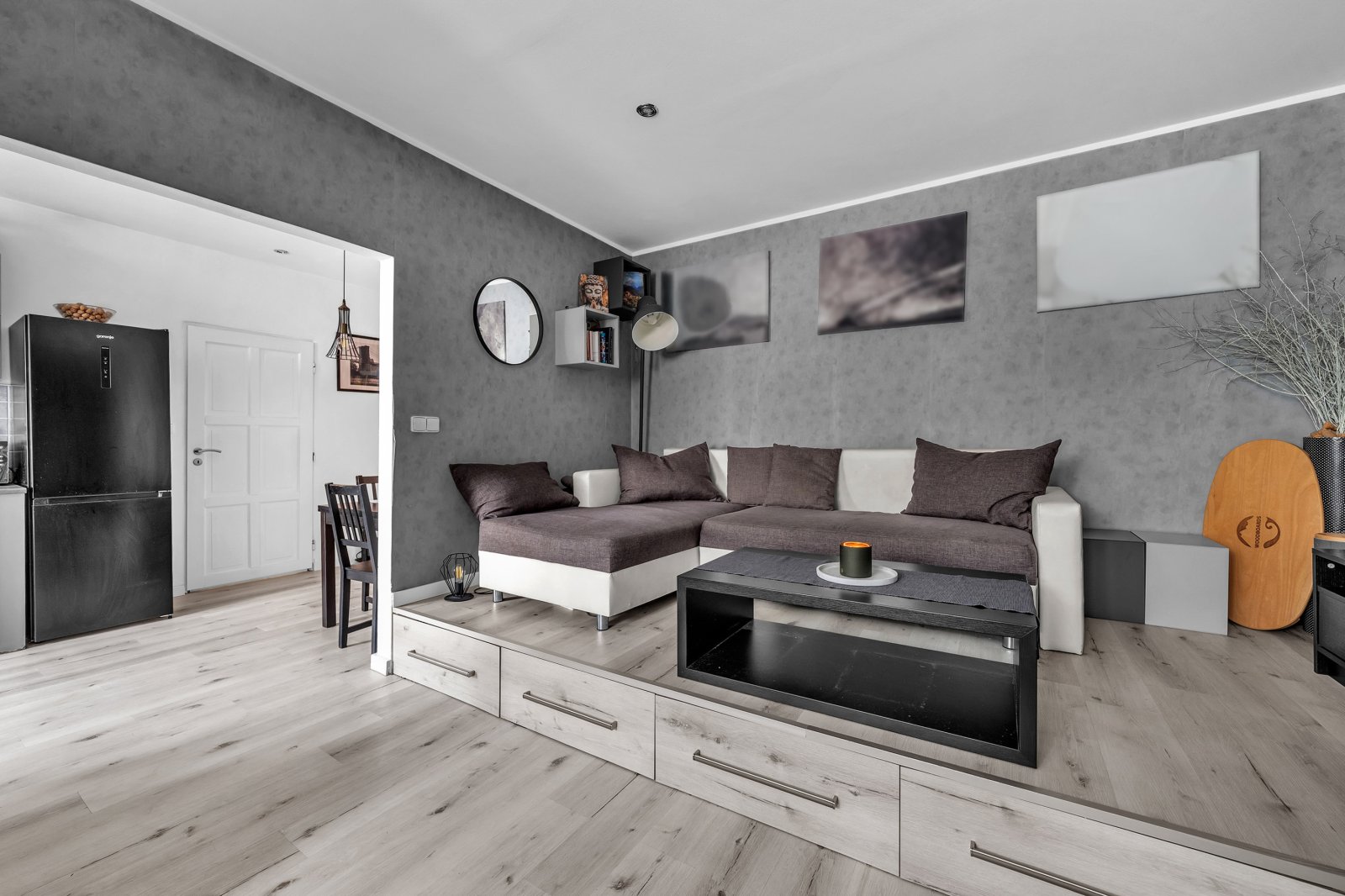 Nadstandardně prostorný byt 1+1, půda, sklep, Trutnov - centrum