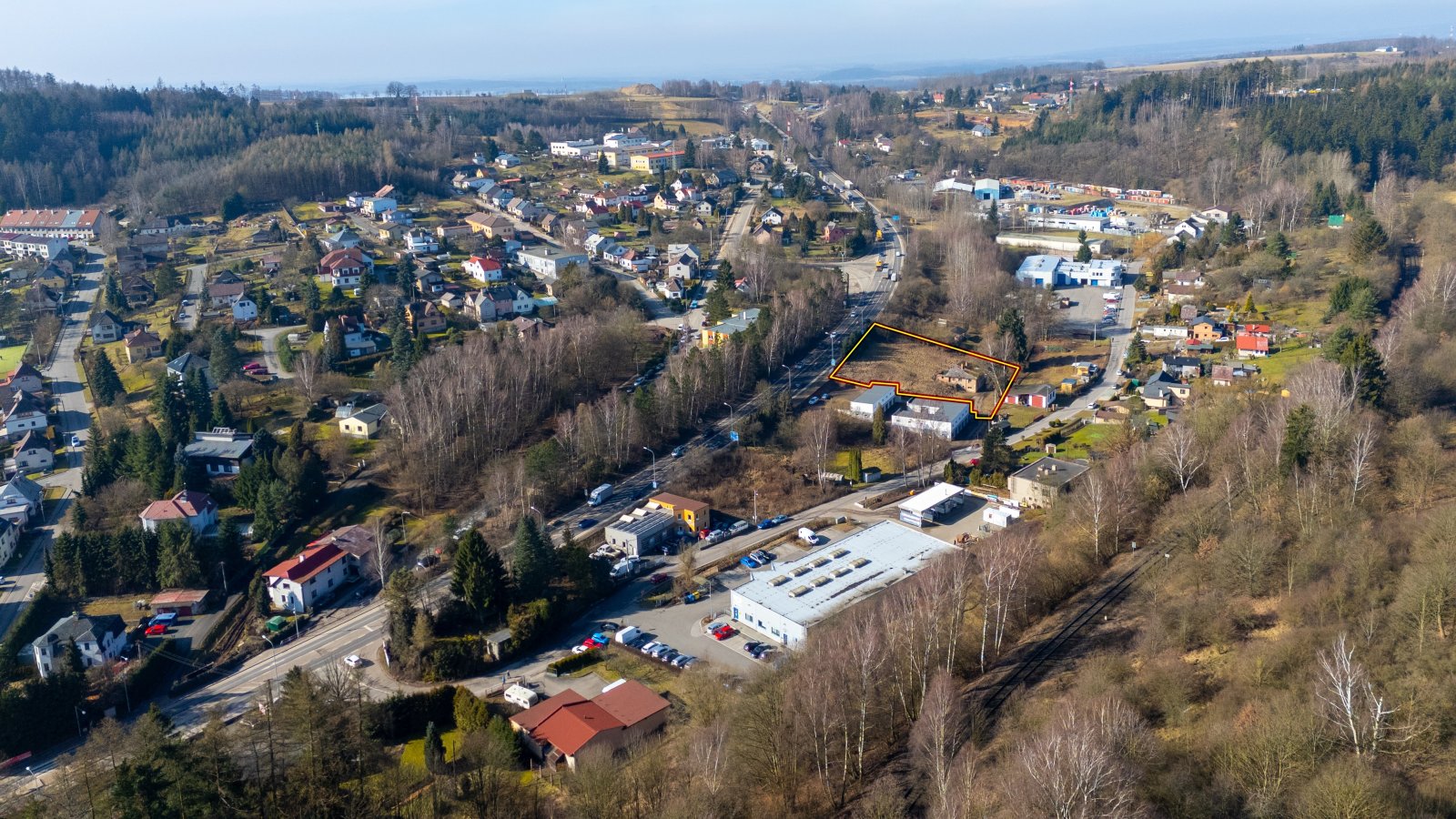 Investiční pozemek pro výrobu nebo skladování – Náchod