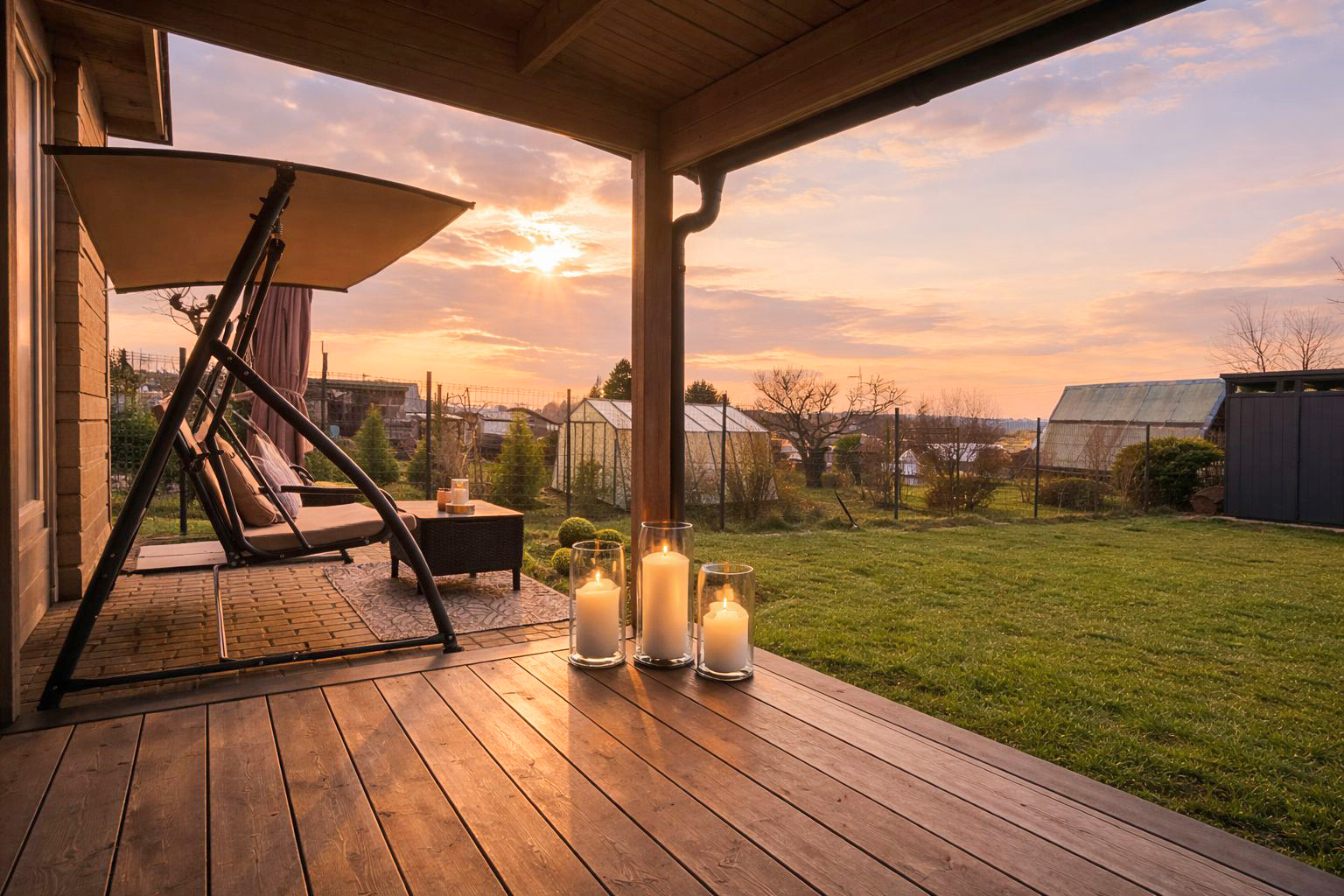 Rezervace: Novostavba zahradní chaty 2+kk s domkem na nářadí, zahrádkářská kolonie, Trutnov, Bojiště